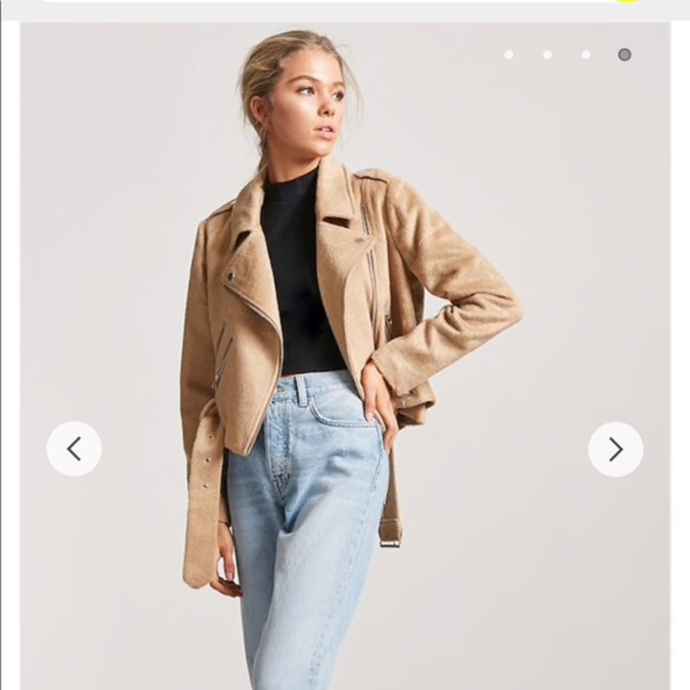 🦋 NWT Fuzzy Moto Jacket 🦋